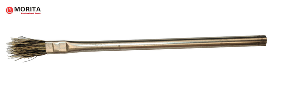 Poil acide Tin Handle Flux Brushes Length de crin de brosses 165mm 25mm longtemps de le crin large de 9mm pour la maison d'atelier