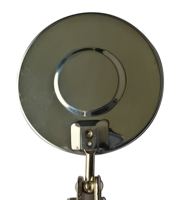 Poignée en caoutchouc commune réglable d'acier inoxydable de la rotation 360-Degree d'Inpecting de pivot télescopique du miroir 52mm pleine