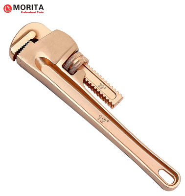 Outils non étincelants clé de tuyauterie de Béryllium Bronze ou d'aluminium Bronze 8&quot;, 10&quot;, 12&quot;, 14&quot;, 18&quot;, 24&quot;, 36&quot;, 48&quot;