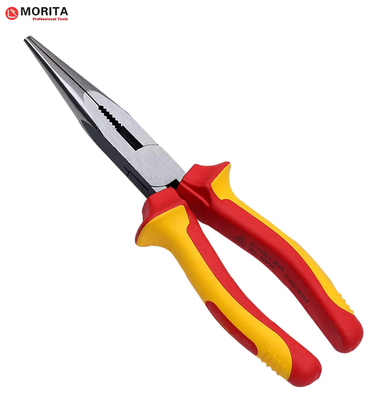 Outils à main isolés à haute dureté pinces de nez à pinces VDE 6&quot; 8&quot;
