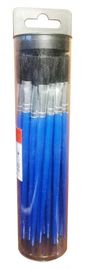 Outils de plomberie Tubes en plastique avec pendentif Brosses à flux en vrac avec poignée en plastique bleu 25 pièces
