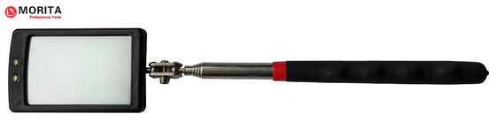 acheter Outils de plomberie Téléscopie miroir d'inspection 65 * 42mm LED lumière être tourné dans toutes les directions acier inoxydable online manufacture