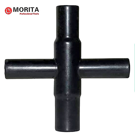 Outils de plomberie 4 voies Sillcock clé 4 clef de serrure Tailles 1 / 4 ′′, 9 / 32 ′′, 5 / 16 ′′, 11 / 32 ′′ (1 Pack) en acier inoxydable