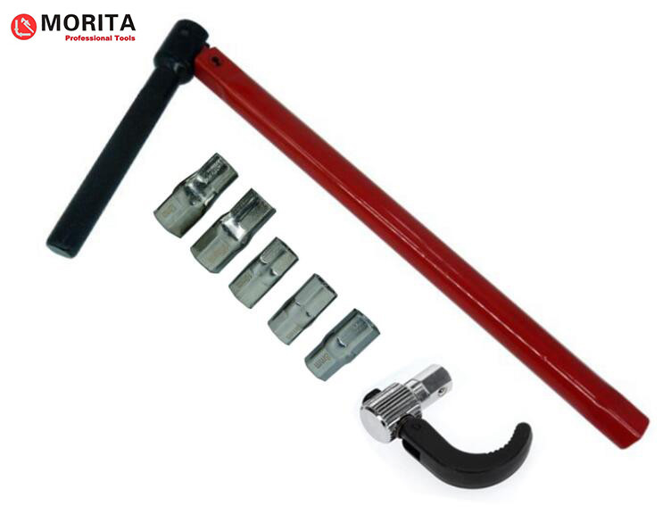 clé de tuyauterie clé de bassin 260 mm pour noix de bassin10, 11, 14 mm Capacité d'ouverture de 15 mm à 32 mm rouge