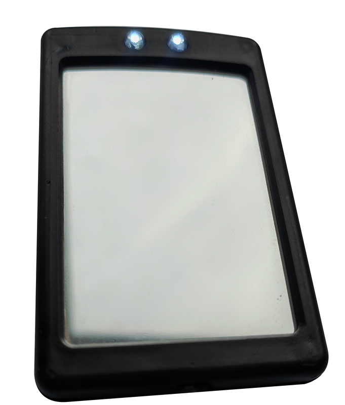 Outils de plomberie Téléscopie miroir d'inspection 65 * 42mm LED lumière être tourné dans toutes les directions acier inoxydable