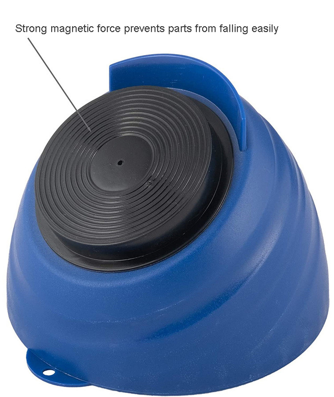 Outils de plomberie ABS bocal magnétique matériau ABS 109 * 78mm tient boulons, écrous, vis et pièces