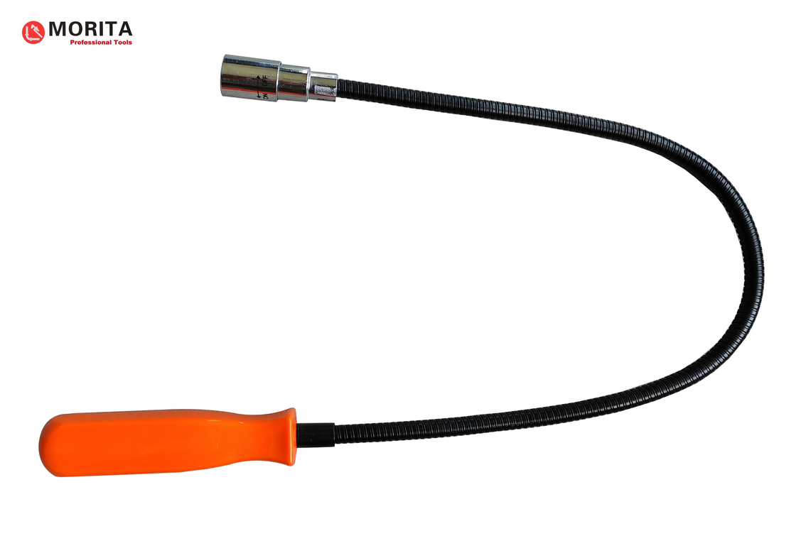 Outils de plomberie Outil de ramassage magnétique avec lignage de tige pliable en acier inoxydable Capacité 3lb Longueur 595mm