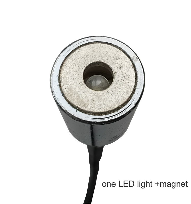 Outils de plomberie Outil de ramassage magnétique avec lignage de tige pliable en acier inoxydable Capacité 3lb Longueur 595mm