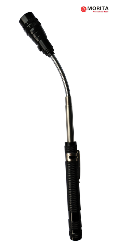Outils de plomberie Téléscopique lampe de poche magnétique avec 3 lampes à LED 360 degrés réglable longueur de tête d'aimant 550mm