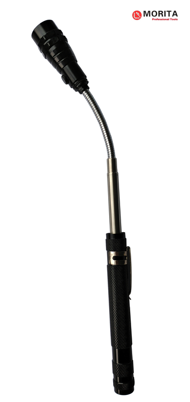 Lampe-torche magnétique télescopique avec 3 la longueur principale 550mm d'aimant réglable d'alliage d'aluminium des lampes 360-Degree de LED