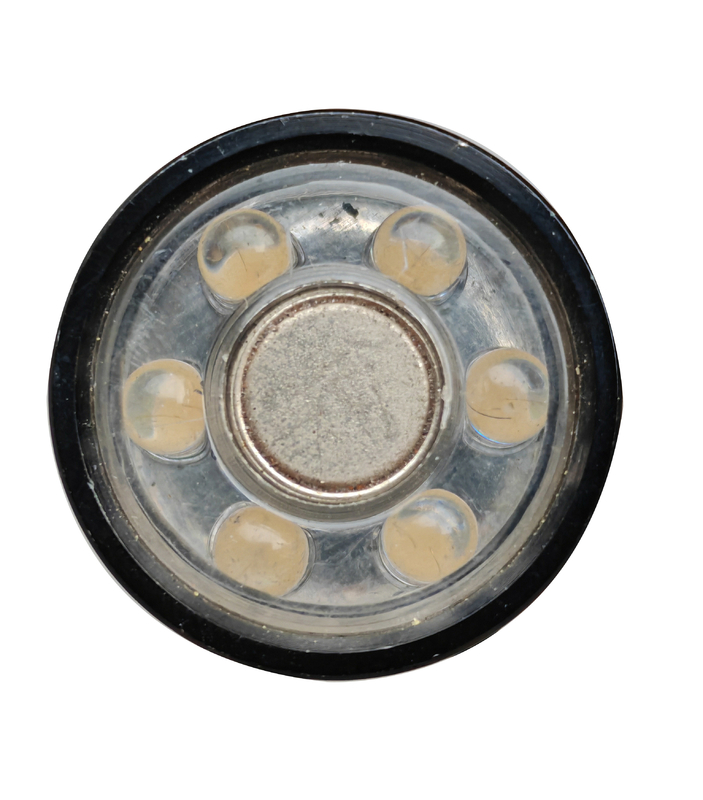 Outils de plomberie lampe de poche magnétique télescopique avec 6 lampes LED réglable à 360 degrés cou doux alliage d'aluminium 640 mm
