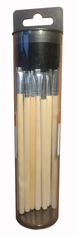 Outils de plomberie Flux brosse poignée de bois poignée de bois longueur 195mm 25mm * 12 mm Appliquer du flux ou de la colle sur les joints et les fils