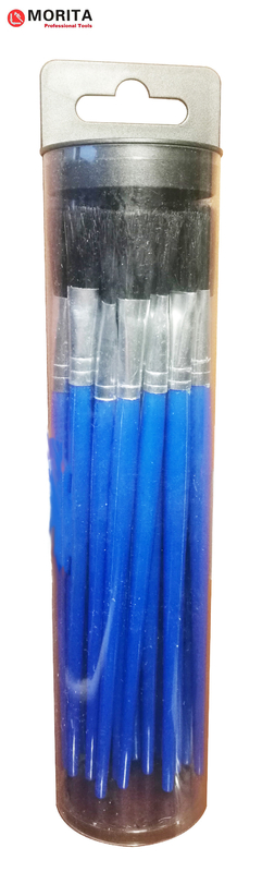 Le pinceau à flux, le manche en plastique, les outils de plomberie, le brosset, la longueur en plastique, 195 mm, pour appliquer du flux ou de la colle sur les joints et les fils.