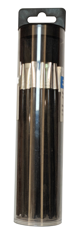 Le pinceau à flux, le manche en plastique, les outils de plomberie, le brosset, la longueur en plastique, 195 mm, pour appliquer du flux ou de la colle sur les joints et les fils.