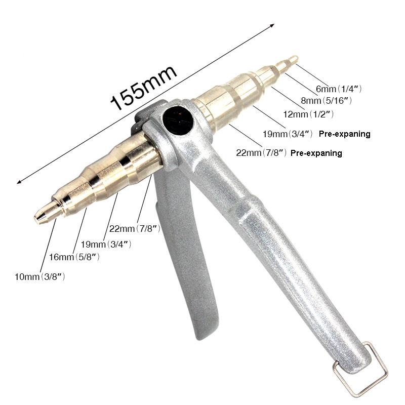 Outils de plomberie Outil de poinçonnage intégré avec poignée 1/4&quot;-7/8&quot;,6mm-22mm