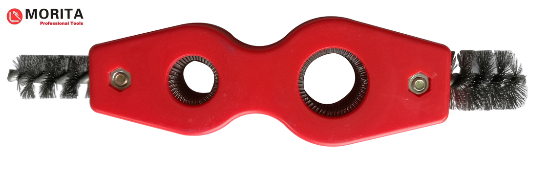 Nettoyeur de tuyaux 4 en 1 Nettoyeur de tuyaux en acier inoxydable et en plastique Paroi externe et interne de tuyaux de 15 mm et 22 mm