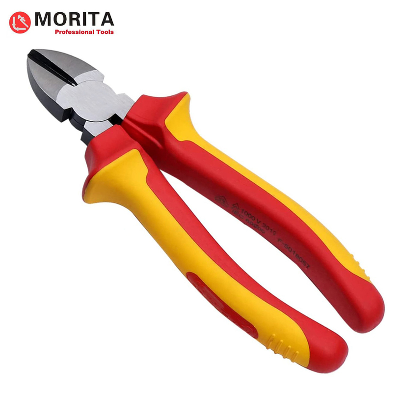 Outils à main isolés Plisses de coupe diagonales VDE 6&quot; 7&quot; HRC62