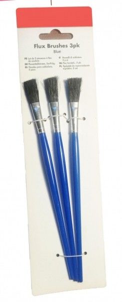 Le pinceau à flux, le manche en plastique, les outils de plomberie, le brosset, la longueur en plastique, 195 mm, pour appliquer du flux ou de la colle sur les joints et les fils.
