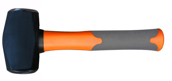 marteau et hache en acier au carbone marteau avec poignée en fibre de verre